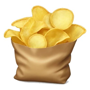 Bag of potato chips sticker