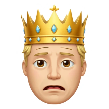 плачущий король из  clash royale sticker