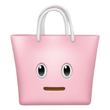 Light pink shopping  sticker