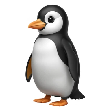 Gloria the penguin from Happy Feet, standing proudly sticker