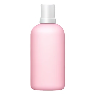 Light pink lotion bottle sticker