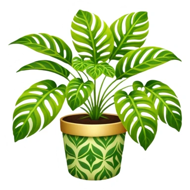 maranta lemon lime plant sticker
