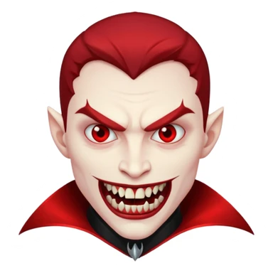 red men Vampire sticker