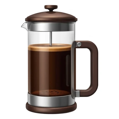 French Press sticker