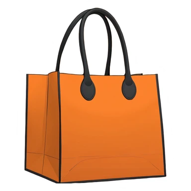 Ulta shopping bag that is orange no frog sticker