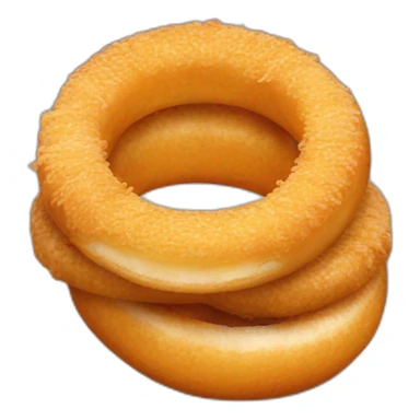 two onion rings sticker