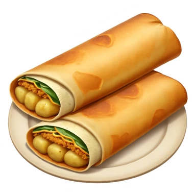 masala dosa in south indian style sticker