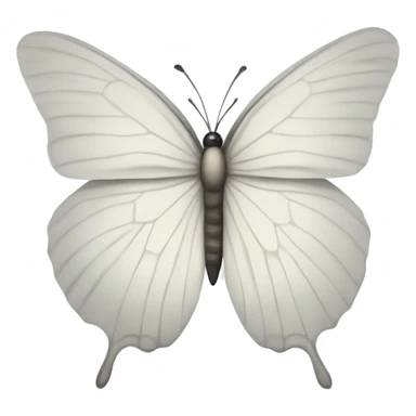White Butterfly sticker