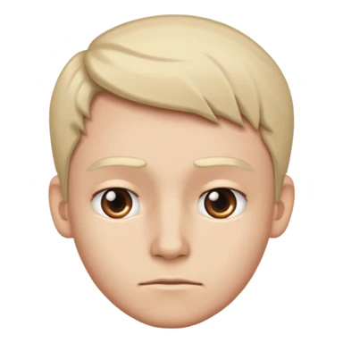 head turned and looking to the side with judgement sticker