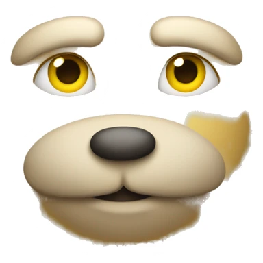 Side eyeing yellow emoji sticker