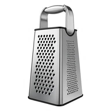 Cheese grater sticker