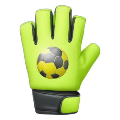 Les gants de foot sticker
