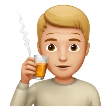 men drink miel sticker