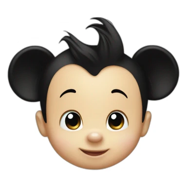 Baby mickey mouse sticker