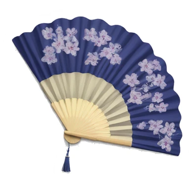 hand fan sticker
