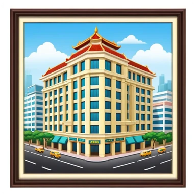 saigon building sticker