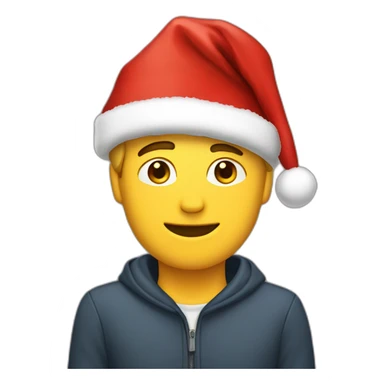 Cole Caufield with Christmas hat sticker