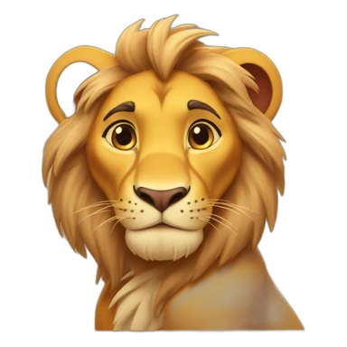 simba from the lion king sticker