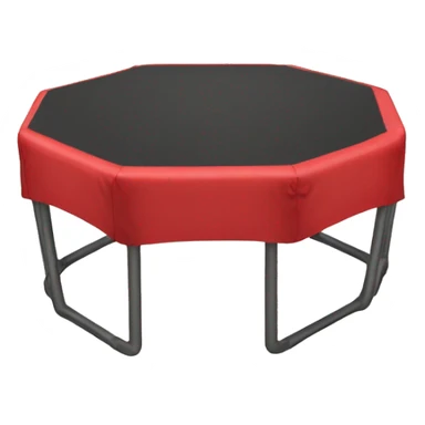 MINI TRAMPOLIN HEXAGONAL ROJO sticker