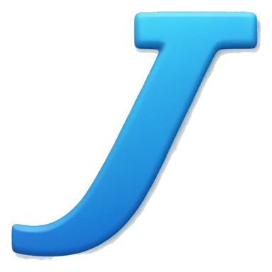the letter f with blue background sticker