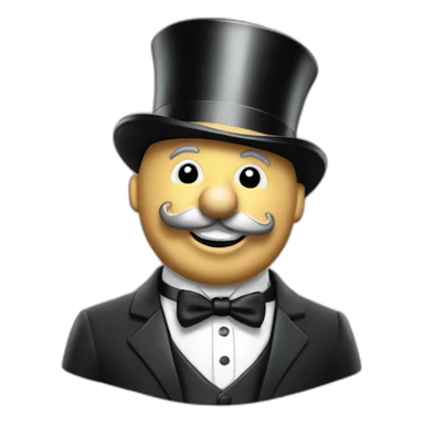Mr Monopoly sticker