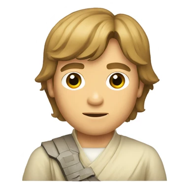 star wars luke skywalker sticker