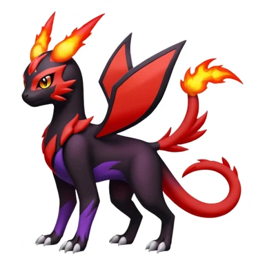Meloetta-Litten-Guilmon-Darkrai-Pokémon-Fakémon-fusion-hybrid-creature sticker