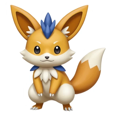 Victini-Meowstic-Buizel-Raichu-Zangoose-Fakémon-hybrid-creature (full body)  sticker