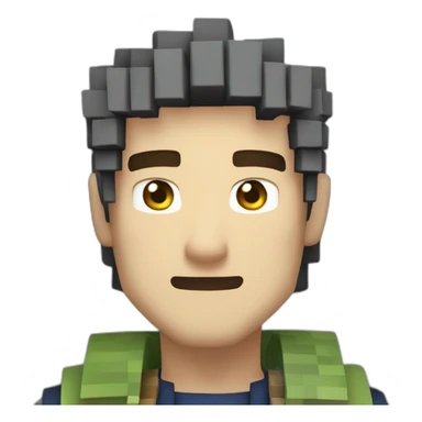 Steeve-mincraft-tchec-naruto sticker