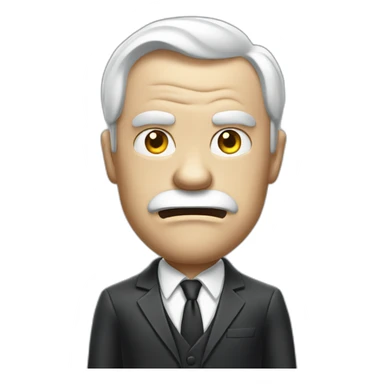 monopoly white man angry sticker