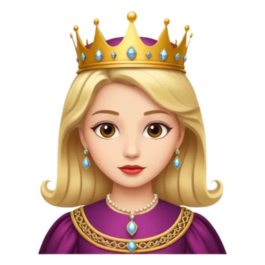queen girl sticker