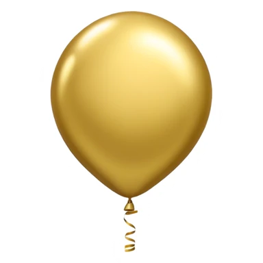 Gold 4 ballon  sticker