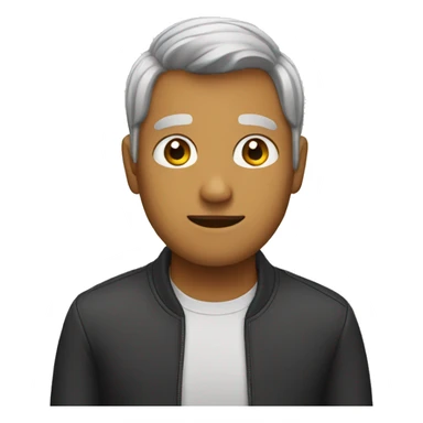 persona saludando sticker