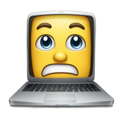 Laptop met grafiek op sticker