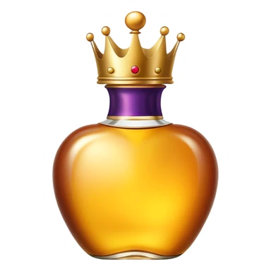 Crown Royal Golden Apple fat bottle, single bottle sticker