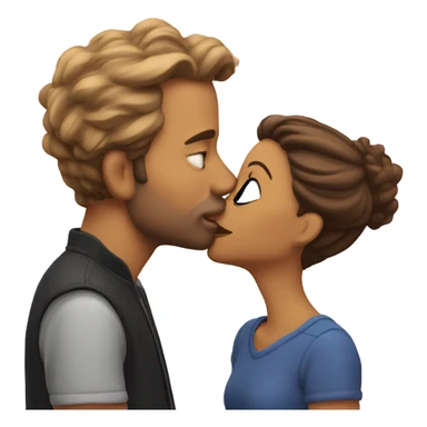 Me kissing Nancy sticker