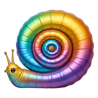 concha de caracol perlada sticker