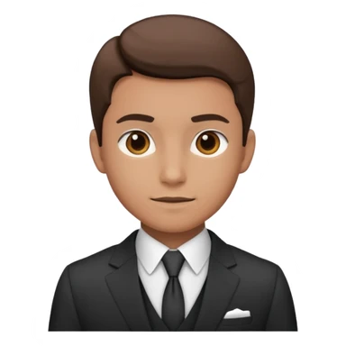 a liittle tired and frustrated entepreneur (only his face). with suit and only a little bit emotional face. young entepreneurs with various suits, but in classic colours. various hair. one person per one emoji. give me a few options. not so tired, more like normal face. not too irritated. sticker
