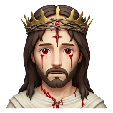 Cross jesus died on sticker