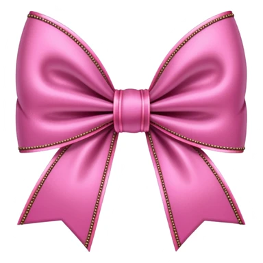 pink gothic bow sticker