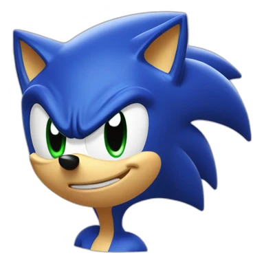 Mdrrrr le Sonic qui fait caca ça va ?? sticker