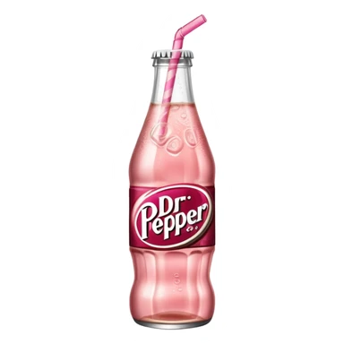 light pink dr pepper sticker