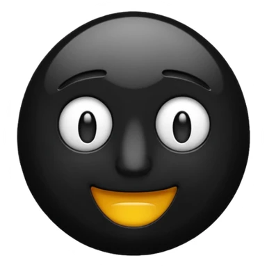 Black Scarpio S11 3D emoji sticker