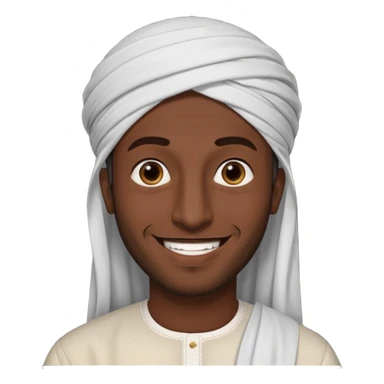 Arabic man says asalmau aliukum sticker