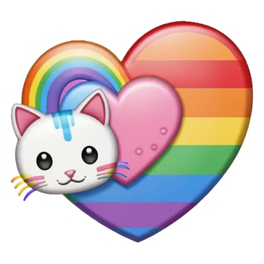 heart nyan cat sticker