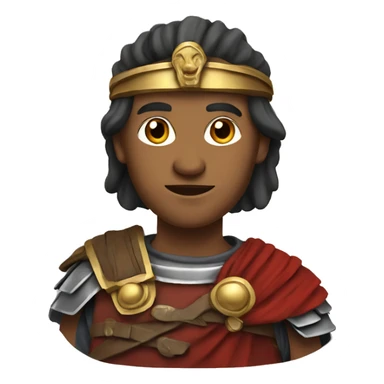 an ancient Roman soldier  sticker
