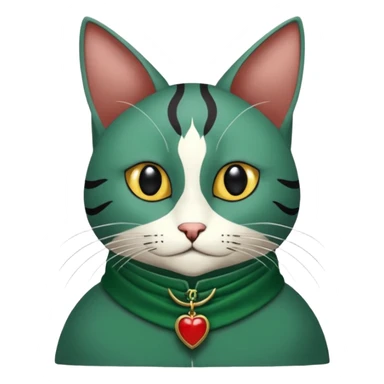 Нарисуй эмодзи для канала Юморкишас.Это веселый забавный рыжий кот с зелеными глазами, глаза и него веселые и озорные sticker