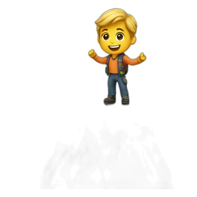 RAISE A BOY ON TOP OF A MOUNTAIN sticker