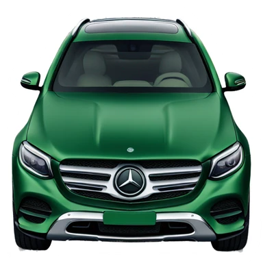 Matte green Mercedes Benz GLC sticker