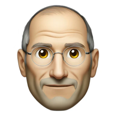 apple logo steve jobs eaten by steve jobs sticker